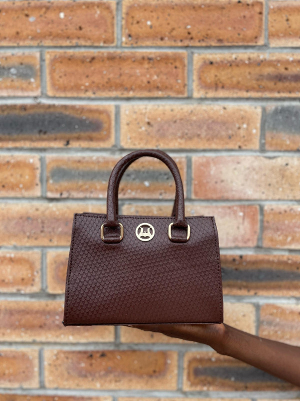 Lagos Mini: Syrup Brown Reptilian Print