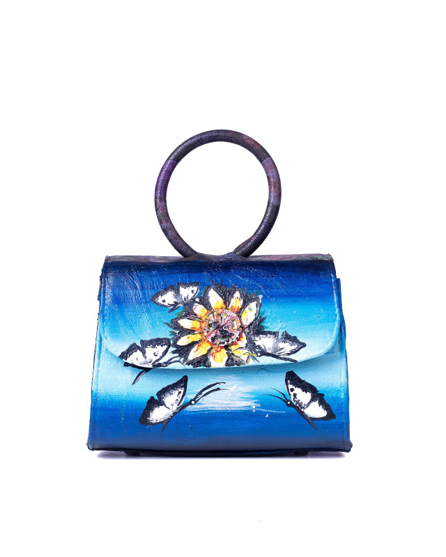 Monaco Micro: Grape Floral Print Meets Art #1