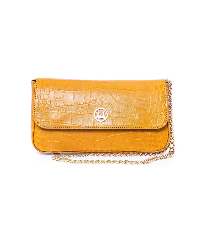 Bamako Micro (US): Canary Yellow Crocodile Print