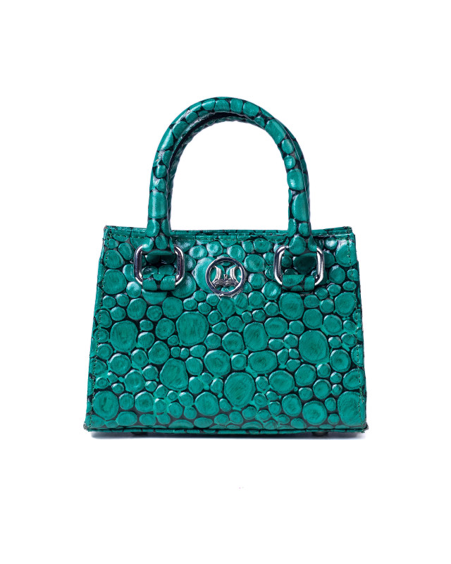 Lagos Micro(UK): Glossy Green Bubble Print