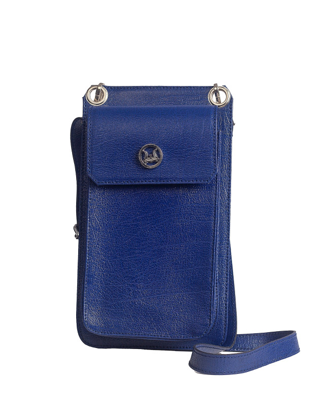 Cross Body Pouch: Navy Blue