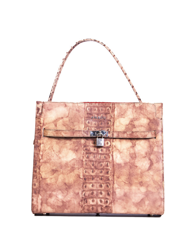 Venice Maxi AMAGU: Brown Tie-Dye