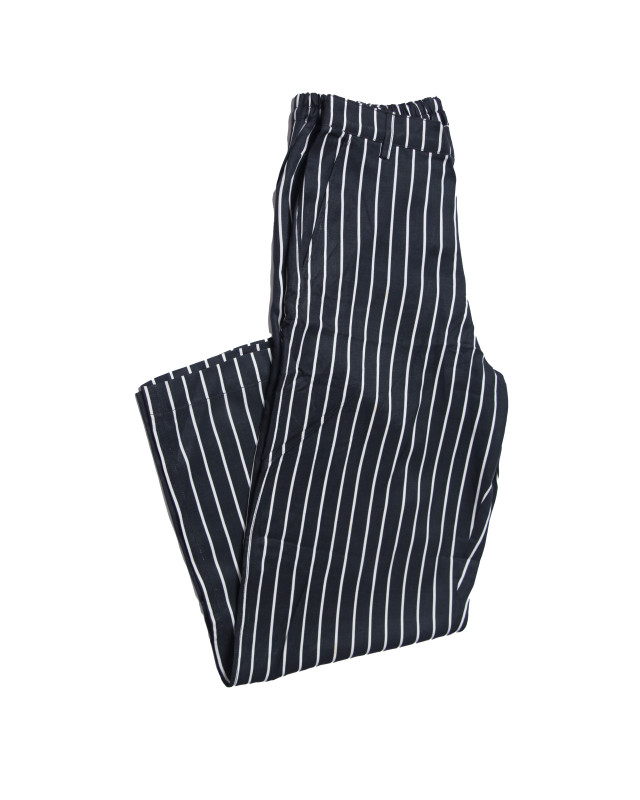 Palazzo Pants: Blue and White Striped