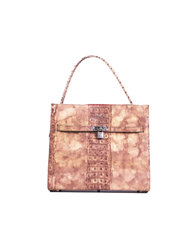 AMAGU Venice Maxi: Brown Tie-Dye