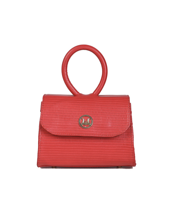 Monaco Micro: Red Monitor Lizard Print