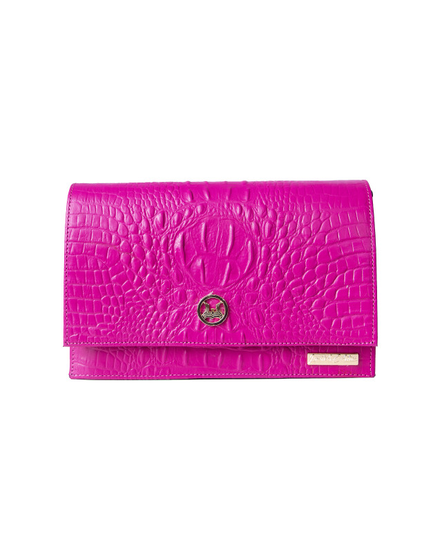 Dakar (UK): Limited Edition Pink Textured Crocodile Print