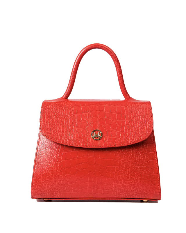 Paris Midi(UK): Red Crocodile Print