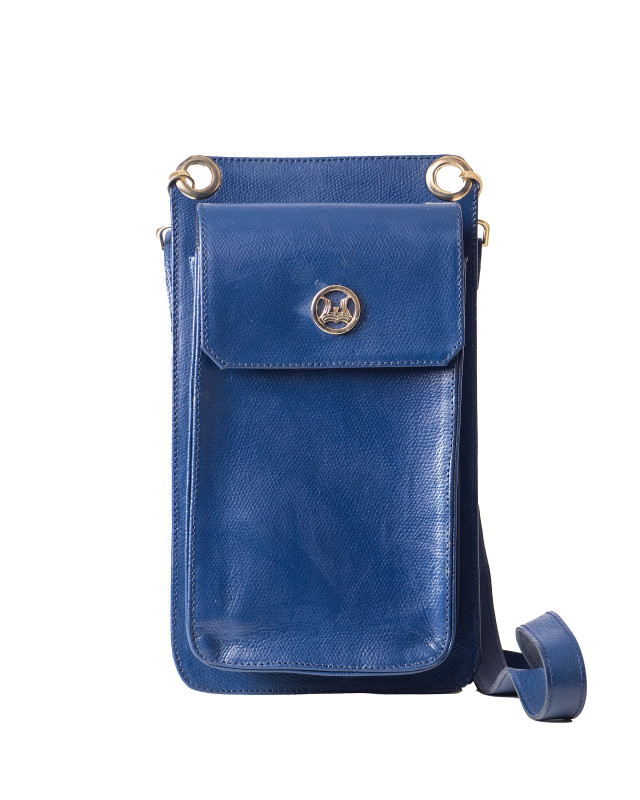 Cross Body Pouch: Blue