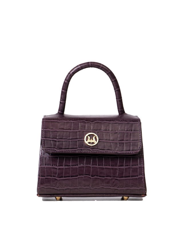 Tokyo Micro: Purple Crocodile Print