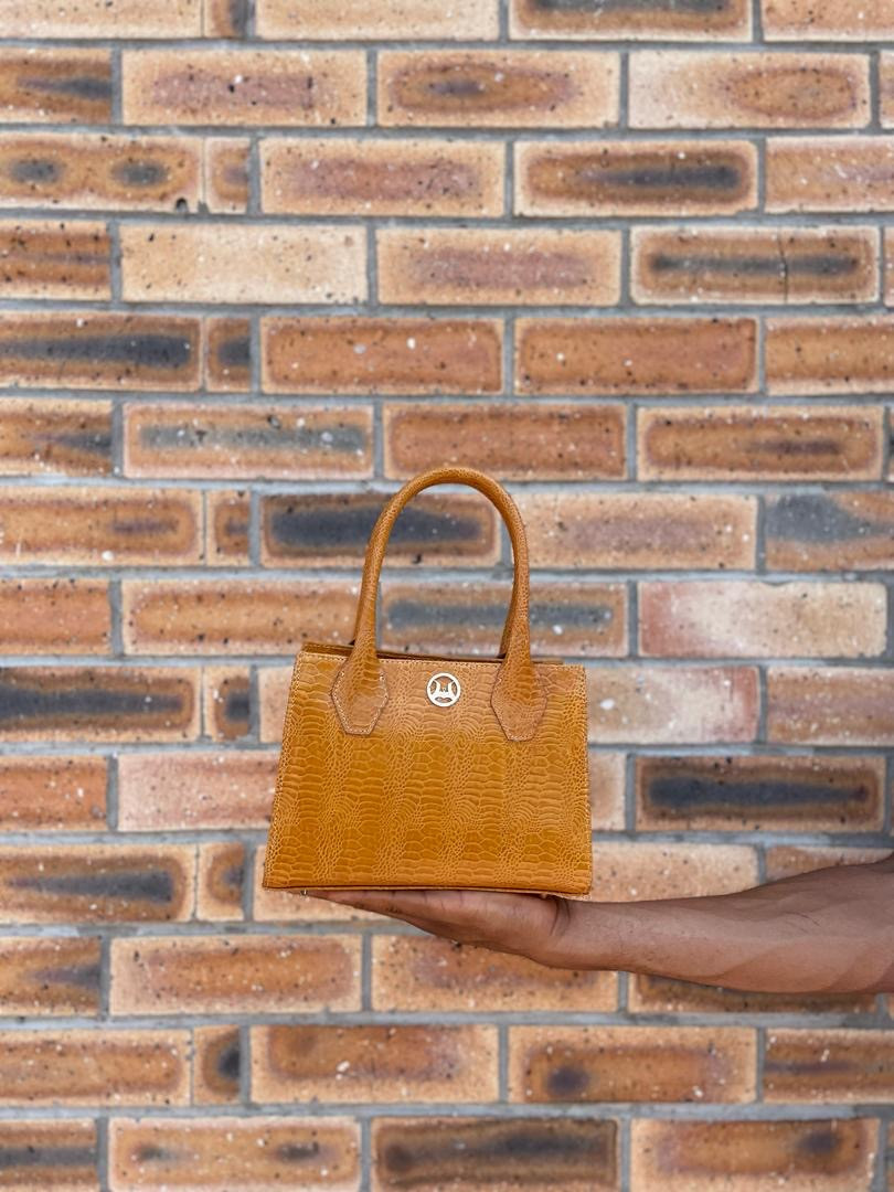 Montreal Mini: Mustard Yellow Abstract Print