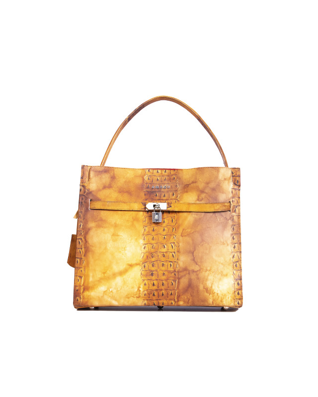 AMAGU Venice Maxi: Yellow Tie-Dye