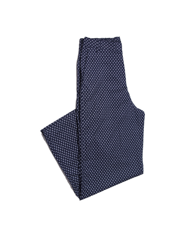 Palazzo Pants: Blue Abstract Print