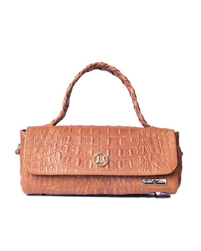 Milan Mini: Limited Edition Cinnamon Crocodile Print