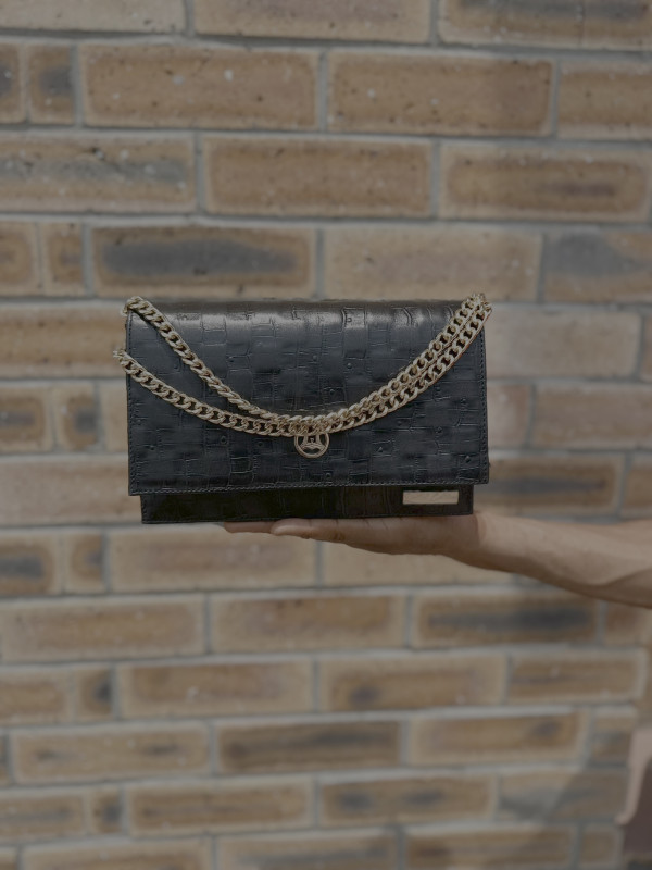 Dakar: Limited Edition Black Basket Woven Print