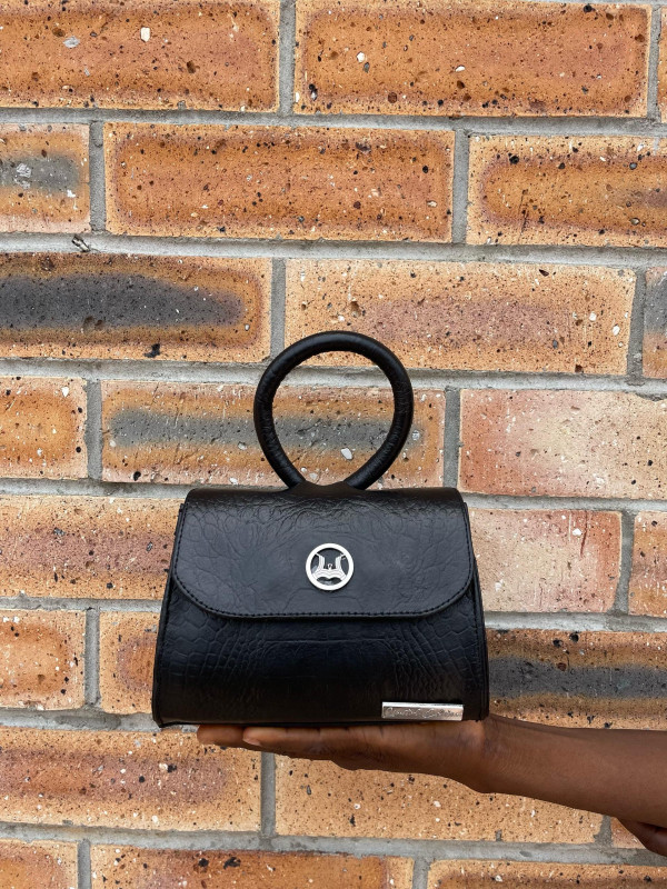 Monaco Micro: Limited Edition Black Crocodile Print