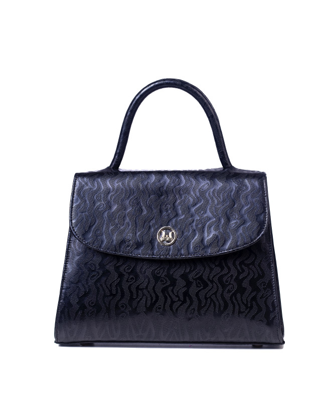 Paris Midi: Black Wave Print